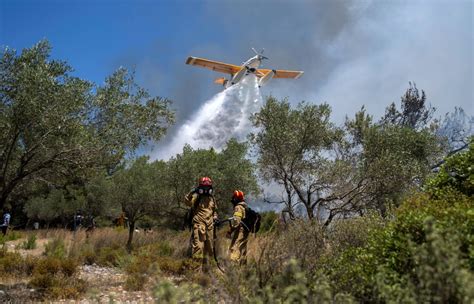 Two Dead As Greek Firefighting Plane Crashes In Southern Greece Amid