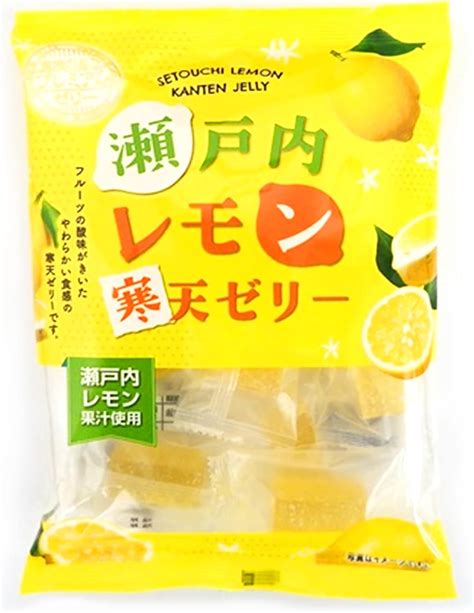 Jp 金城製菓 瀬戸内レモン寒天ゼリー 130g×10袋 食品・飲料・お酒