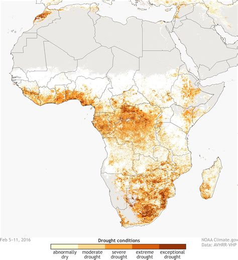 Large Areas Of Sub Saharan Africa Are Immersed In Droughts That Are