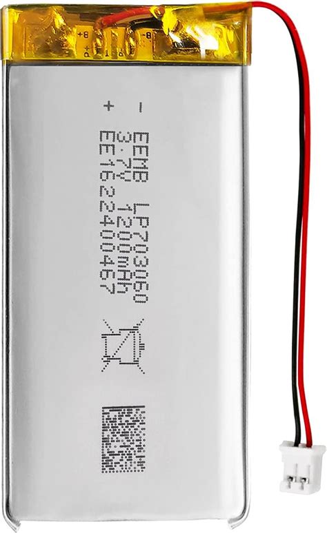 EEMB Lithium Polymer Akku 3 7 V 1200mAh 703060 Wiederaufladbarer Lipo