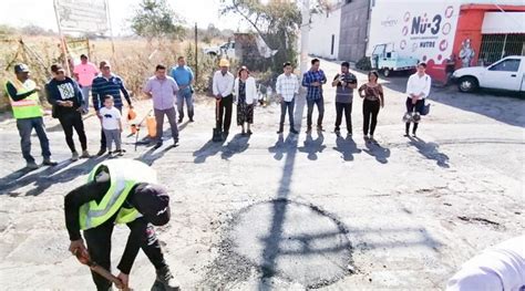 Alcalde De Jantetelco Ngel Dom Nguez Realiza Trabajos De Bacheo