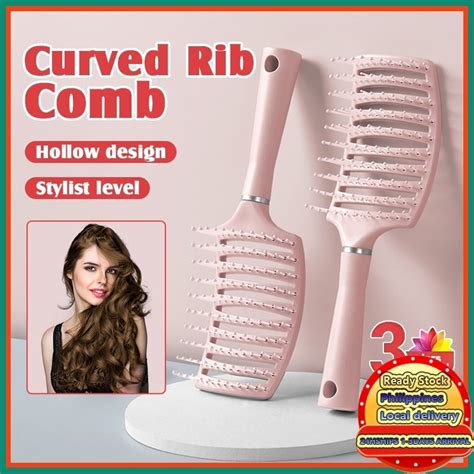 Big Curved Comb Curly Hair Fluffy Styling Comb Air Cushion Hair Comb ...
