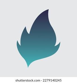 Blue Flame Logo Combined Color Stock Vector (Royalty Free) 2279140245 ...