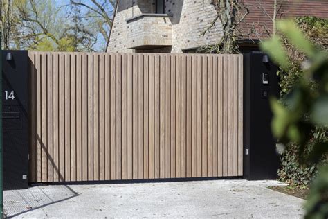 Moderne Houten Tuinpoort Hoog Design Exclusive Living Inspiration