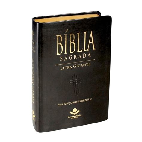 B Blia Sagrada Ntlh Letra Gigante Luxo Preta Tenda Gospel Livraria