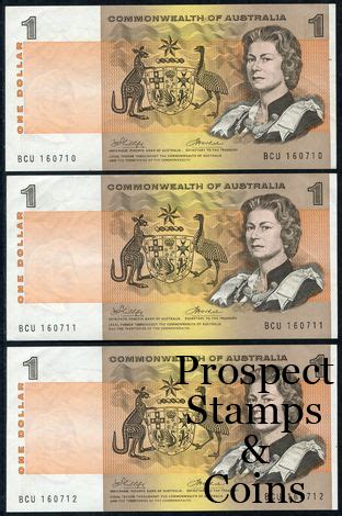 Australian Banknotes Australian Decimal Paper Banknotes 1972 One