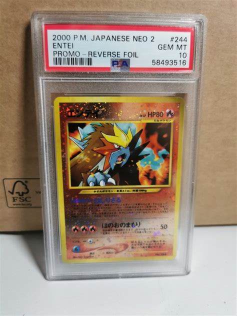 The Pokémon Company Pokémon Graded Card Entei 2000 Catawiki