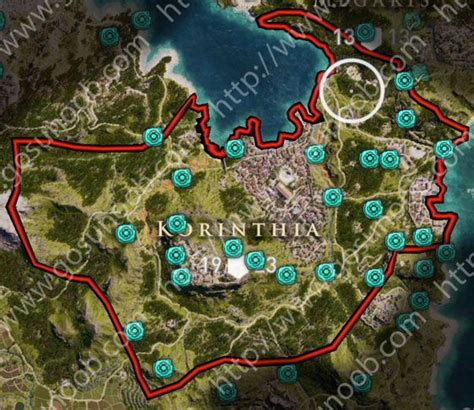 Achilles Spear Legendary Chest Location Map Assassins Creed Odyssey Artofit