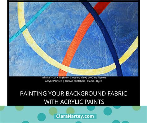 Threads Plus Acrylic Painted Fabric | CLARA NARTEY |Unlock Your ...