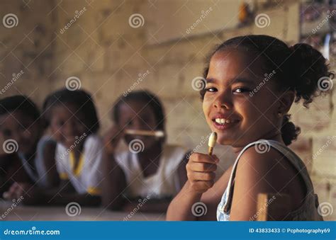 Children At School In Brazilian Favela Editorial Stock Photo Image