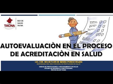 AUTOEVALUACION EN EL PROCESO DE ACREDITACION EN SALUD AÑO 2023 YouTube