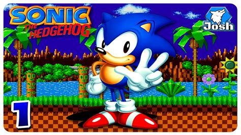 Sonic The Hedgehog 1 Green Hill Zone GuÍa 100 Youtube