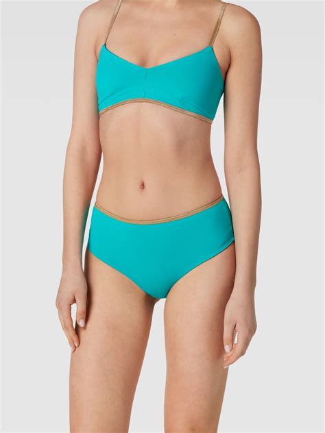 Mymarini Bikini Hose Mit Label Detail Modell SHINE Tuerkis Online