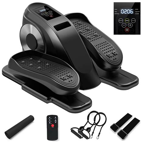 RICAN Under Desk Elliptical Machine, 12 Adjustable Speeds Mini ellipse