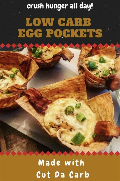 Low Carb Egg Pockets Cut Da Carb