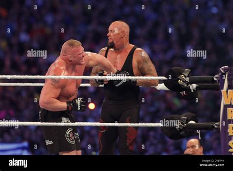 Brock Lesnar Vs Undertaker Wrestlemania 30 Poster