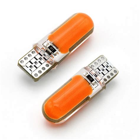 Pcs T W W Silica Gel Cob Led Car Clearance Lights Auto Wedge