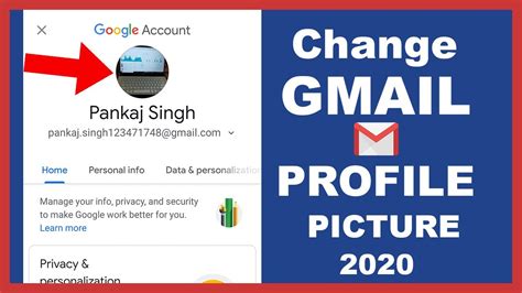 How To Change Your Gmail Profile Picture 2020 Youtube