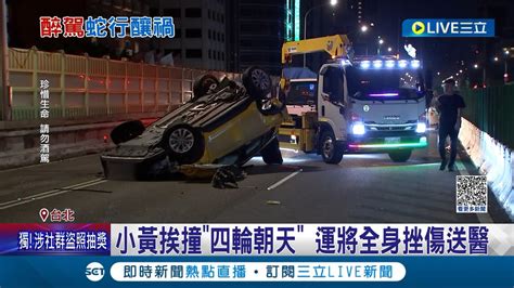 這怎麼喝的酒駕男撞小黃超高酒測值 162警傻眼 建國高架橋上蛇行 民眾嚇飆速130公里｜記者 林忠憲 凌毓鈞 顧元松｜【live大現場】20230520｜三立新聞台 Youtube