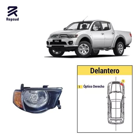 Optico Derecho Mitsubishi L Blanco Cuotas Sin Inter S