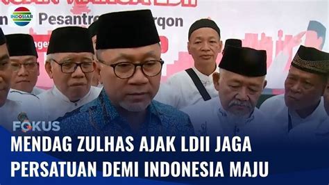 Mendag Zulhas Hadiri Silaturahmi Kebangsaan Ajak LDII Untuk Menjaga