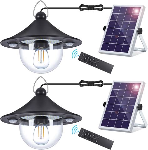 Ropelux Solar Shed Indoor Outdoor Lights With 3000LM 5 Modes Daytime