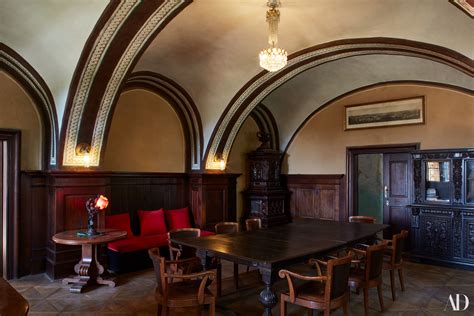 Inside Crispin Glovers Restored Chateau Restoration Castle Round House