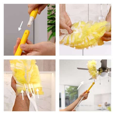 Swiffer Dusters Heavy Duty Extendable Handle Dusting Kit 1 Pk King