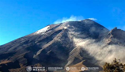 Caída de ceniza del Popocatépetl Estos son los municipios afectados