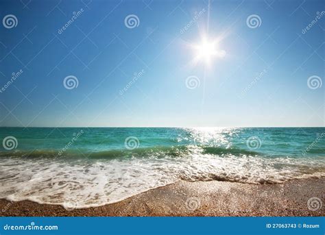 Coast Of Beach At Day Stock Image Image Of Seascape 27063743