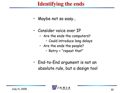 PPT END TO END Arguments In System Design PowerPoint Presentation