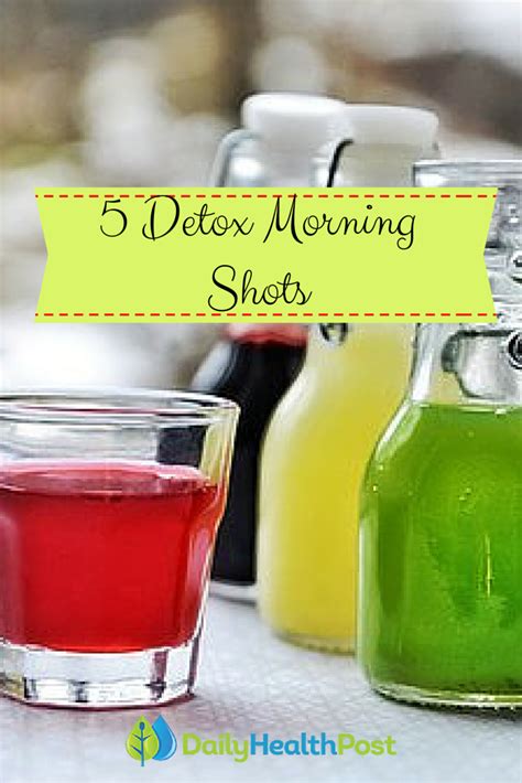 5 Detox ‘shots To Alkalize Your Body First Thing In The Morning