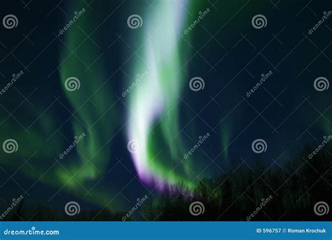 Colors of aurora stock image. Image of intrigue, night - 596757