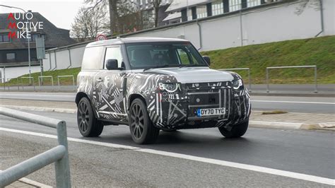 Land Rover Defender Svx Spied Testing At The N Rburgring Youtube