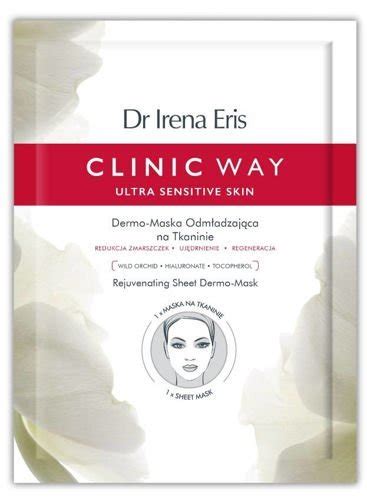 Dr Irena Eris Clinic Way Dermo Maska Odm Adzaj Ca Na Tkaninie X