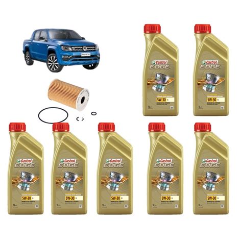 Kit Troca De Oleo Amarok Castrol Edge Shopee Brasil