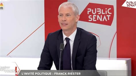 Franck Riester L A Dit Dans Bonjour Chez Vous Jeudi Er Juin