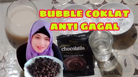 Cara Membuat Bubble Coklat Youtube