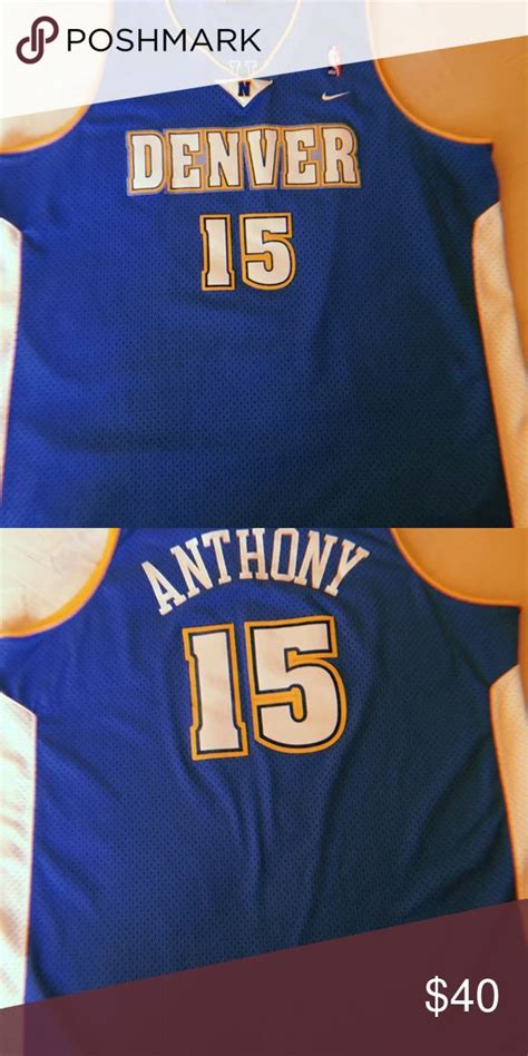 Carmelo Anthony Denver Nuggets Nike Jersey | Nike jersey, Nike, Carmelo ...