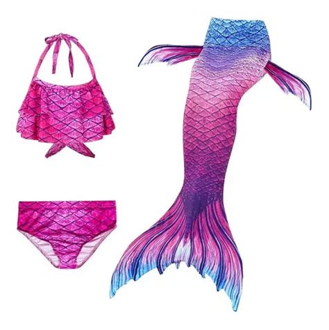 Kit De Bikini De Cola De Sirena Sin Monoaleta For Niños 2022 Cuotas sin interés
