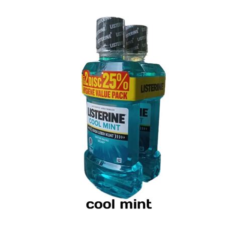 Jual Listerine Twinpack Coolmint Greentea Twin Pack Ml Ed