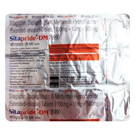 Sitapride DM 500 Tablet Uses Side Effects Price Apollo Pharmacy