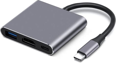 Namcim Usb C Auf Hdmi Multiport Adapter Typ C Hub Thunderbolt 3 Auf