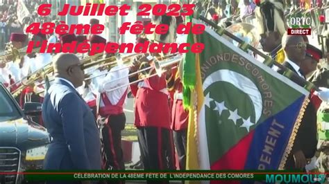 En direct Célébration de la 48ème Fête de l Indépendance des Comores