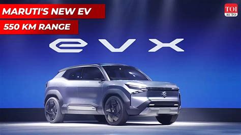 Maruti Suzuki EV concept eVX First Look | 550 km range | Auto Expo 2023 ...