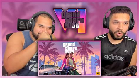 Reagindo Ao Trailer De Gta Vi Grand Theft Auto Vi Trailer 1 Youtube