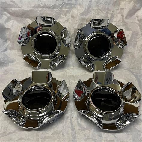 Set Of Four Center Caps For 2007 2014 Chevy Silverado Tahoe