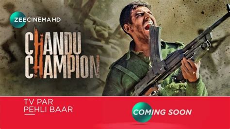 Tv Par Pehli Baar Chandu Champion Coming Soon On Zee Cinema Youtube