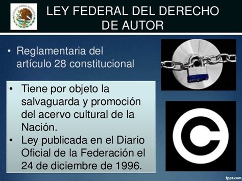 Ley Federal Del Derecho De Autor