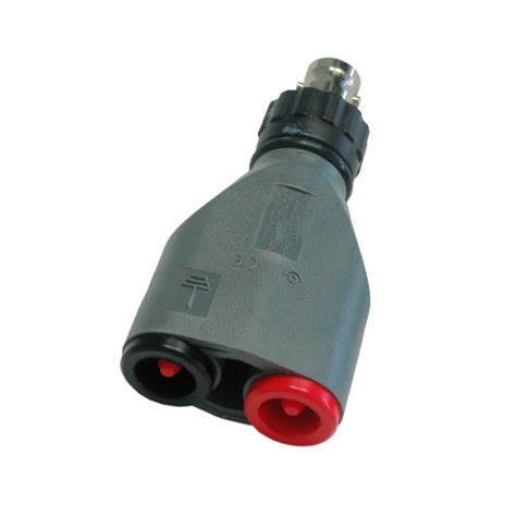 Bnc Adapter Female Two Mm Safety Plugs Electro Pjp